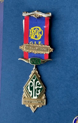 £9.99 • Buy RAOB Royal Buffaloes Masonic Jewel Medal Badge Lodge Silver Northumberland