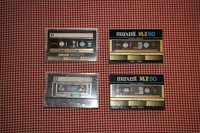 Lot Of 2 Maxell UD XLII C90 XL II New And 2 Used. • $20