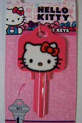 $5.99 • Buy  HELLO KITTY Pink Schlage SC1 House Key Blank 