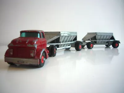 Matchbox Major Pack: Fruehauf Hopper Truck & Trailer Set Good Made In England • £1.99