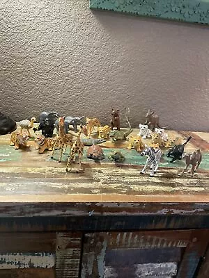 $19.90 • Buy Lot Of 26 Plastic Animals Figures Toys  Zoo Jungle  Animals