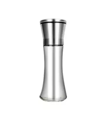 Stainless Steel Spice Salt And Pepper Grinder Kitchen Portable Jar Containers • £5.99