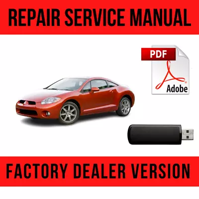 Mitsubishi Eclipse 2006-2012 Factory Repair Manual USB • $16.49