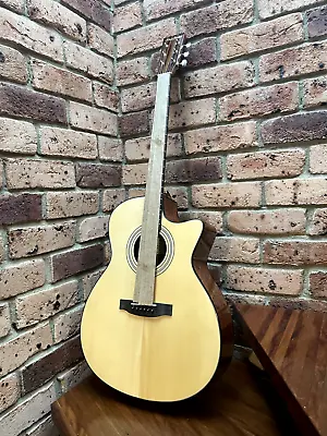 Wavegarden 210CE Electric Acoustic Guitar Full Size Cutaway Folk Guitar - NEW • $386.32