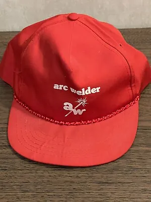 Vintage Arc Welder ARC Red Hat Cap Welding • $7.99