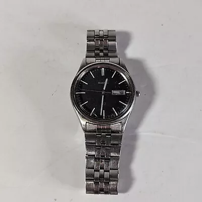 Vintage Men's SEIKO SQ Watch Quartz DAY/DATE 5Y23-8049 • $39.99