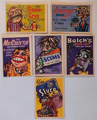 1960 Vintage Foney Ads Trading Cards. Lot Of 6 Cards #323335363738 • $20