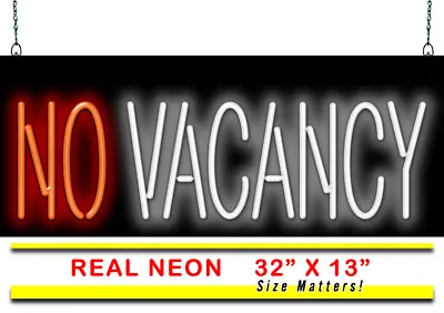 $439 • Buy No Vacancy Neon Sign | Jantec | 32  X 13  | Motel Hotel Hospitality
