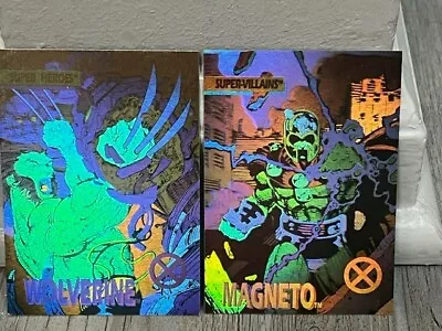 1992 Marvel Impel X-Men Series 1 Hologram Insert Complete 5 Card Set XH1-XH5 • $35