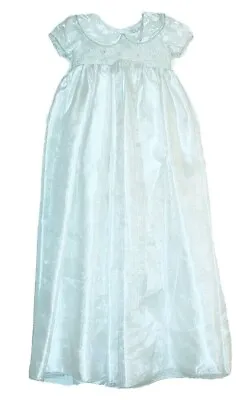 New Baby Girls Age 3-6 Months Christening Gown Satin Tulle Rosebuds Couche Tot • £39.99