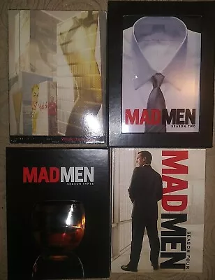 MAD MEN Season 1-4 DVD Collection Lot 1 2 3 4 (1-3 Used 4 Brand New) • $9.99