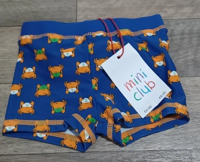 £1.49 • Buy  Baby Boy’s Blue Orange Swimming Shorts 0-3 Months Brand New With Tags 