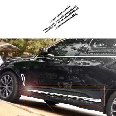 For BMW X5 G05 2019-2021 Side Molding Sill Guard 4PCS Car Body Door ABS Chrome • $177.66