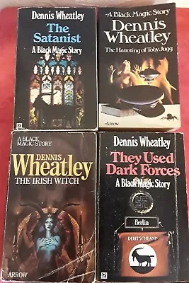 £6.99 • Buy Dennis Wheatley Four Vintage Paperback Books - Toby Jugg / Black Magic Stories