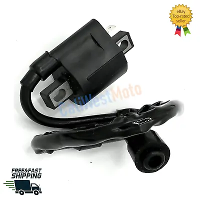 Ignition Coil Single Output With Cdi Spark Plug Wire Cap For Suzuki Alt50 Lt50 • $13.95
