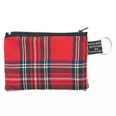 Scottish Clan Tartan Handmade Coin Purse Cash Money Wallet Cotton Xmas Gift Scot • £4.99