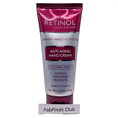 Retinol Hand Cream Cucumber Scent Sealed HandsNailsCuticles 3.52oz • $14.25