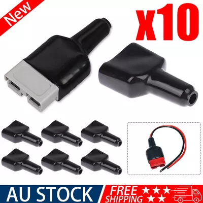 10x Waterproof For Anderson Style 50A Plug Dust Cable Sheath Cover 50A /50 AMP • $12.36