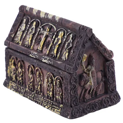 Gothic Coffin Coffin Box Coffin Miniature Halloween Figurines Funeral Coffins • £6.71
