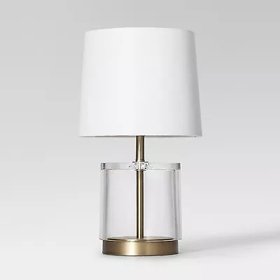 Modern Acrylic Accent Lamp (Includes LED Light Bulb) Brass - Project 62 • $19.99