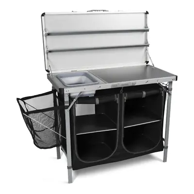 Kampa Dometic Chieftain Portable Camping Field Kitchen Stand And Sink Cupboard • £124.99