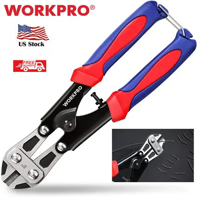 WORKPRO Mini Bolt Cutter 8-inch/210mm CR-MO Small Bolt Cutter Wire Cable Cutter • $20.99