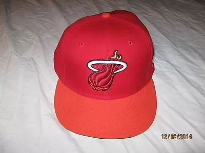 Miami Heat New Era Snapback Hat Cap One Size Mens NBA Lebron Wool NBA Champions • $27