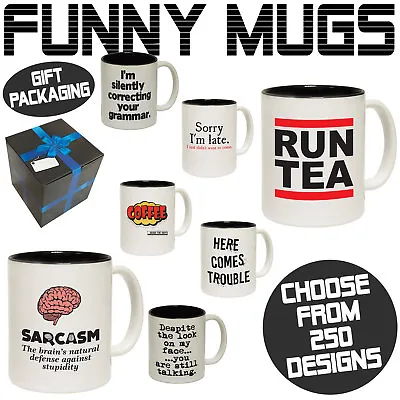 £8.95 • Buy Funny Mugs Novelty Mug - Perfect Birthday Office Cup Drink Gifts - GIFT BOXED