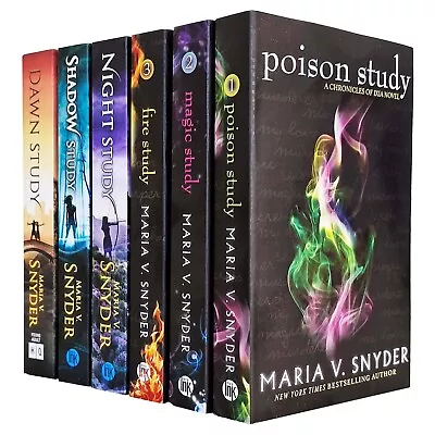 Maria V Snyder Chronicles Of Ixia 6 Books Collection Set Dawn Study Night Study • £15.69