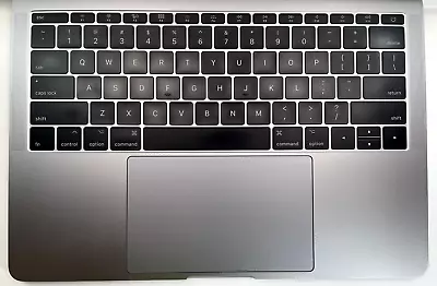 Macbook Pro 13  A1708 Palmrest Keyboard **no Battery** Trackpad Gray Grade A- • $47
