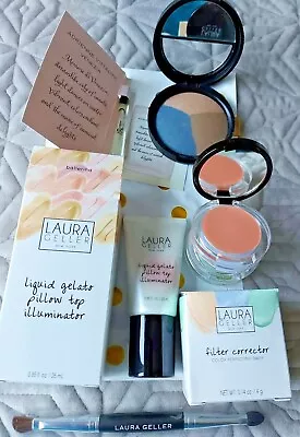 Laura Geller Gift Set: Illuminator Concealer/ Highlighter Eyeshadow Trio~NWB • £18.75