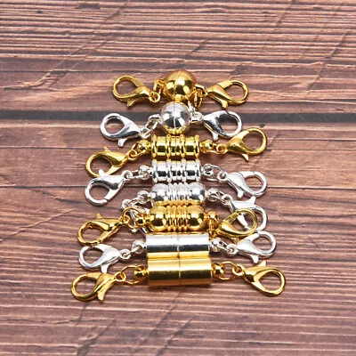 10pcs/lot Lobster Clasp Magnetic Hooks Jewelry Making DIY Handmade Accessori S+ • $2.91