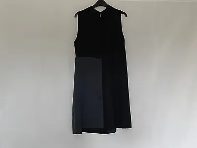 £2.99 • Buy F&F 14 Navy A-line Dress, 60's Style, Satin Panelled, *worn Once 