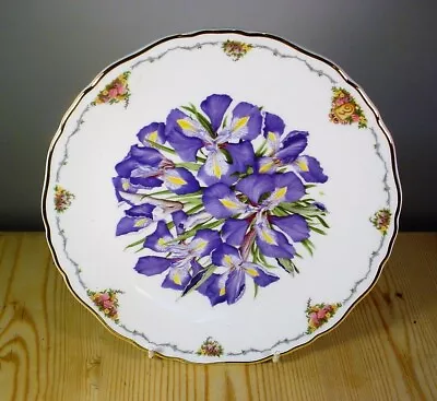 Royal Albert Queen Mother's Favourite Flowers Plate - Irises • £4.99