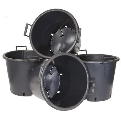 Heavy Duty 30L Pots (Pack Of 4) 40cm Diameter Plastic • £19.15