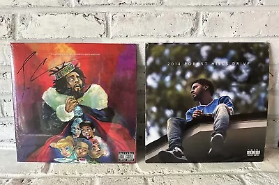 J COLE Limited Edition KOD Vinyl Signed & Sealed And 2014 Forest Hills Drive LP • $250