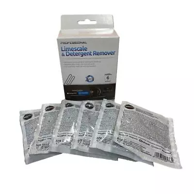 HOTPOINT Washing Machine Limescale Remover Descaler Detergent 6 Sachet 50g • £6.99