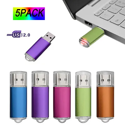 5Pack/Lot Mini USB Flash Drive 1GB-32GB Memory Sticks Storage Blank Media U Disk • $14.09