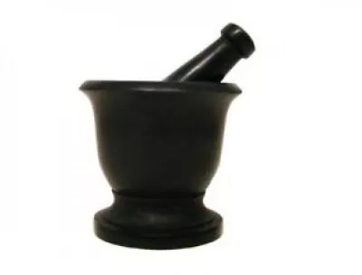 Black Soapstone Mortar & Pestle • $9.99