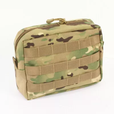 MTP Large Molle Zipped Utility A5 Nyrex Pouch Multicam MAC774 • £11.99