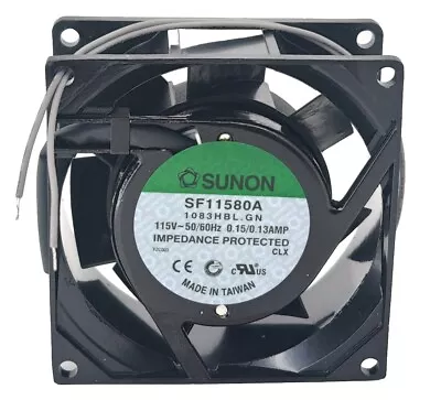 Sunon Fans SF11580A 1083HBL.GN 115V 50/60 Hz 0.15/0.13 AMP 3.15 X1.5  • $11.99