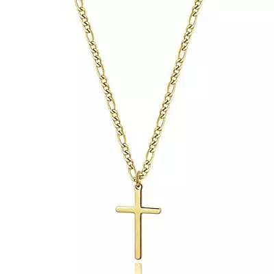 14K Gold Filled Cross Necklace For Men  Assorted Item Display Lengths  Styles  • $16.60
