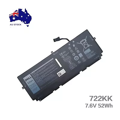 Genuine 722KK Battery For XPS 13 9300 9310 P117G 2XXFW FP86V WN0N0 7.6V 52Wh • $89.30