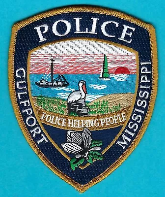 Gulfport Mississippi Police Shoulder Patch • $7.50