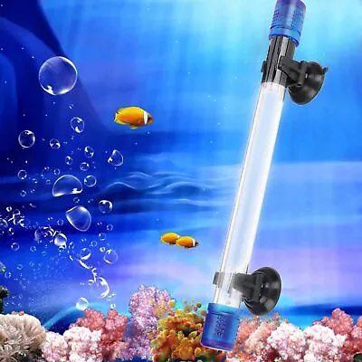 UV Sterilization Lamp Fish Tank Aquarium Water Disinfection Light Pet Plug 220 • £17.40