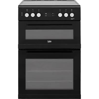 Beko KDC653K 60cm Free Standing Electric Cooker With Ceramic Hob Black A/A • £439