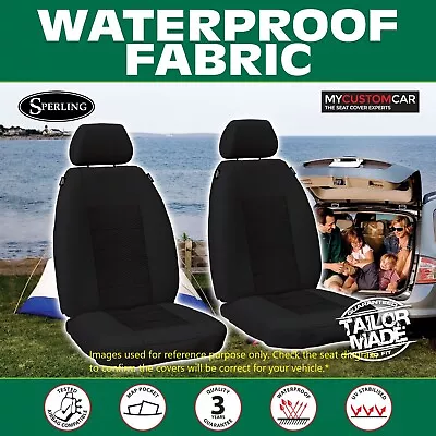 For Toyota Camry ASV50 AVV50 2011-2017 Waterproof Fabric FRONT Seat Covers Car • $169