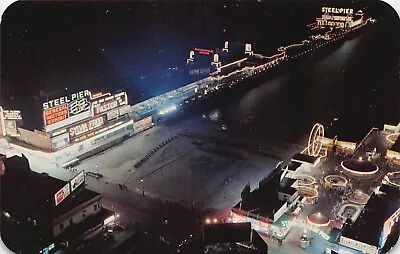 Atlantic City NJ New Jersey Steel Pier Boardwalk Amusement Park Vtg Postcard D26 • $2.85