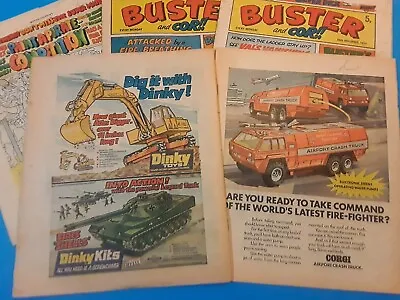 £13 • Buy BUSTER COMICS 1974.XMAS TOY & FIREWORK.ADDS.. NOVEMBER .2nd/9th/16th/23rd/30th