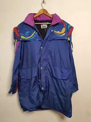 Vintage Bonds Sydney 2000 Olympics Windbreaker Raincoat Jacket Mens Large Blue • $45